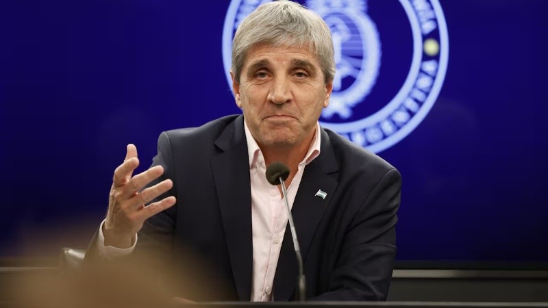 Luis Caputo, el ministro de Economía de Javier Milei.