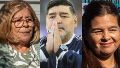 Las hermanas de Maradona dispararon contra Dalma, Gianinna y Claudia