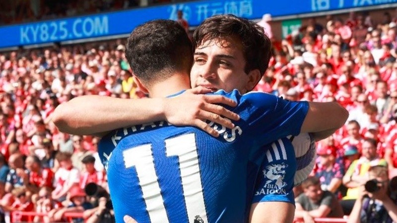 Facu puso el empate 2-2 ante Nottingham Forest.
