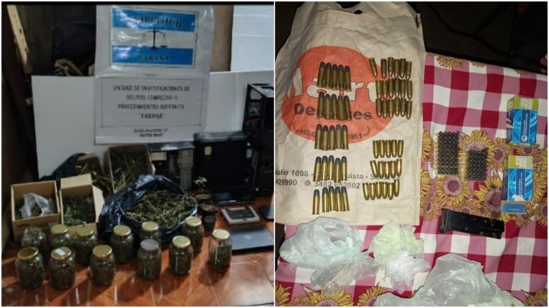 En los allanamientos no se secuestraron armas.