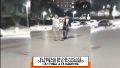 Video: dos hinchas de Platense salieron a festejar en el Monumento y lo dieron todo