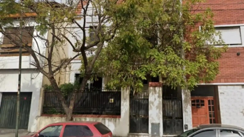 La propiedad demolida estaba en Congreso al 3700, en el barrio porteño de Coghlan.