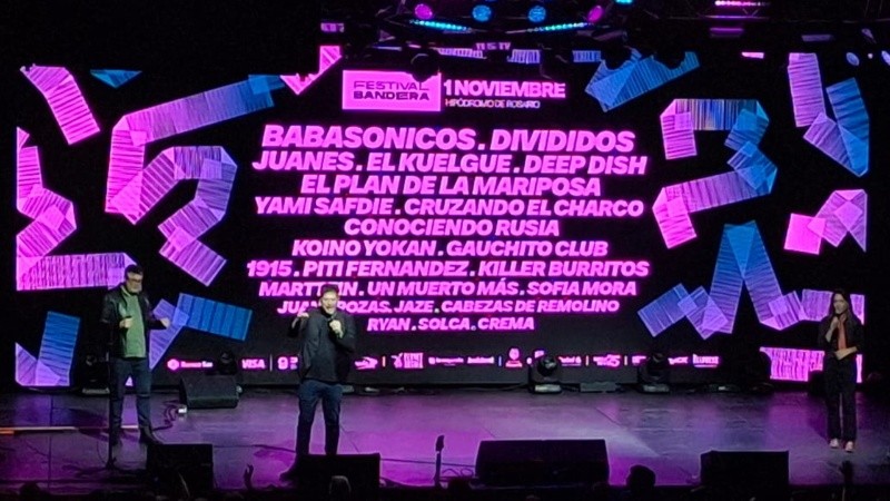 Se anunció la grilla para el Festival Bandera 2025.