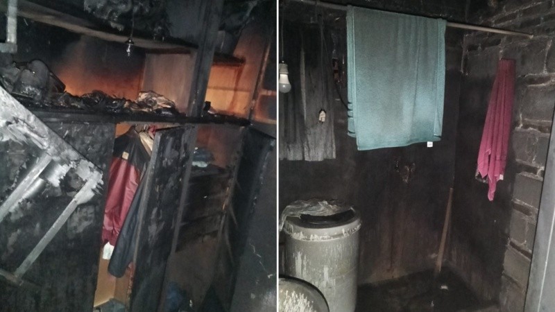 El incendio fatal en la habitación de Bacle al 6400.