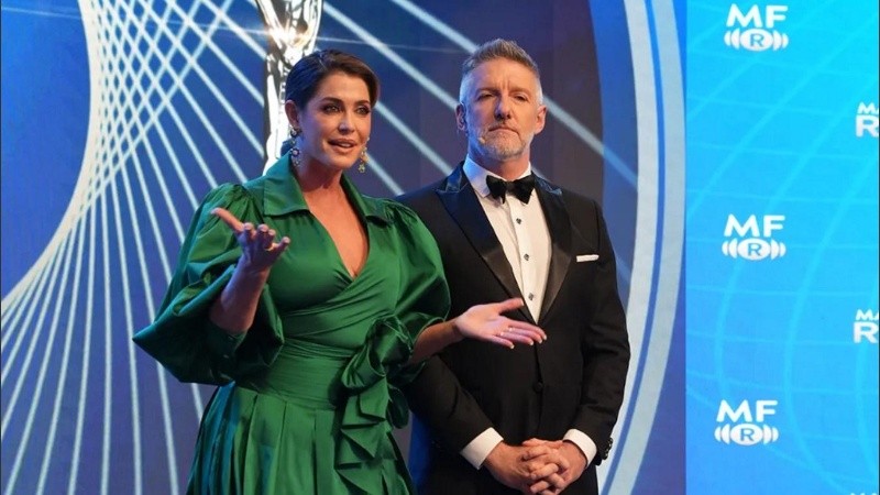 Pamela David y Luis Novaresio tuvieron a cargo la conducción del evento.